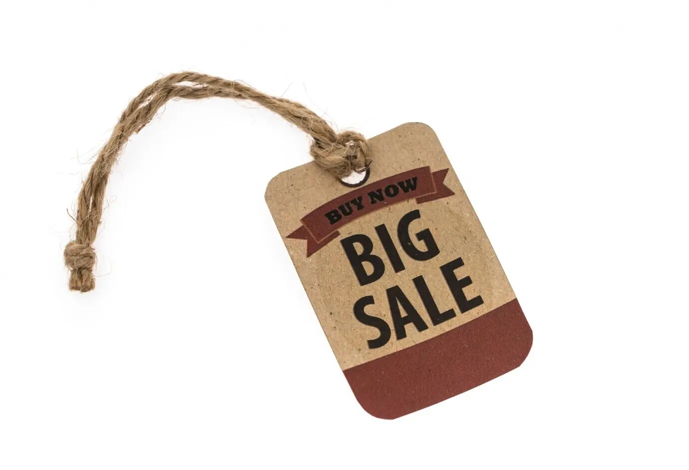 Sale-Coupon, Gutschein, Etikett im Vintage-Stil